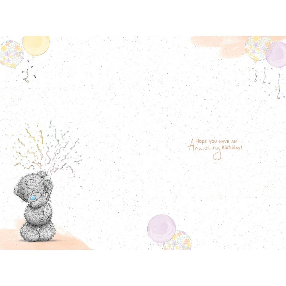 Bear Carrying Cake Me to You Bear Birthday Card Extra Image 1